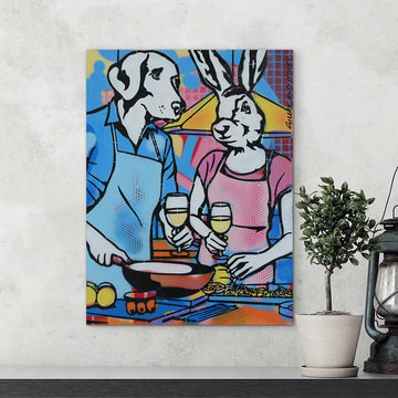 White Wine Drinkers (Original Painting)