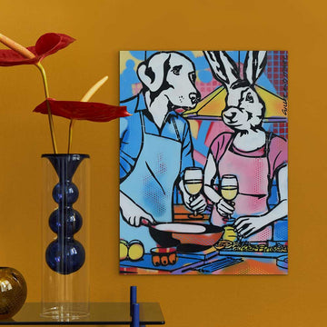 White Wine Drinkers (Original Painting)