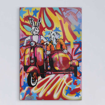 Wild Hearts Without Borders (Original Painting)