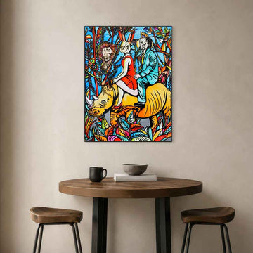 You and Me and the Great Unknown Ahead (Original Painting)