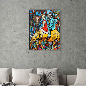 You and Me and the Great Unknown Ahead (Original Painting)