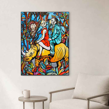 You and Me and the Great Unknown Ahead (Original Painting)