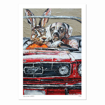 A Drive Through the English Countryside on a Sunday Afternoon (Print)
