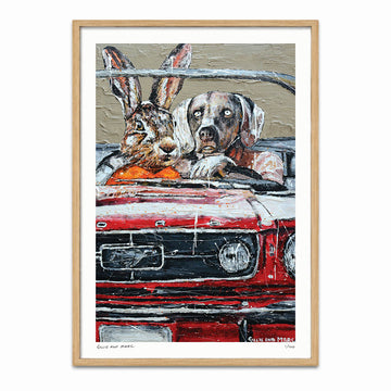 A Drive Through the English Countryside on a Sunday Afternoon (Print)