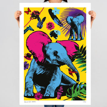 A Few of Our Favourite Things Plus Baby Elephants (Print)