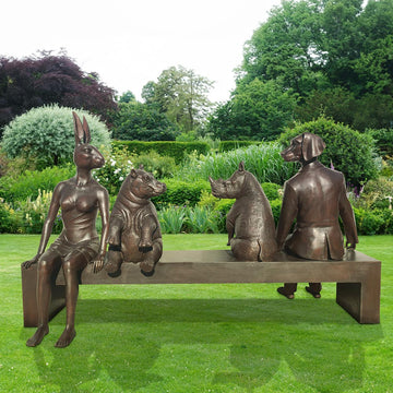 The Baby Bench (Bronze Sculpture)