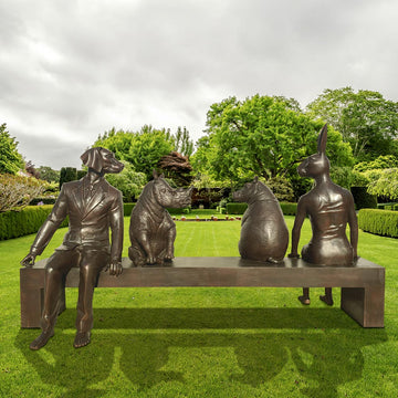 The Baby Bench (Bronze Sculpture)