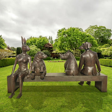 The Baby Bench (Bronze Sculpture)