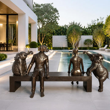 The Bench of Kindness (Bronze Sculpture)
