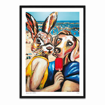 They Loved Beach Living (Print)