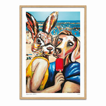 They Loved Beach Living (Print)