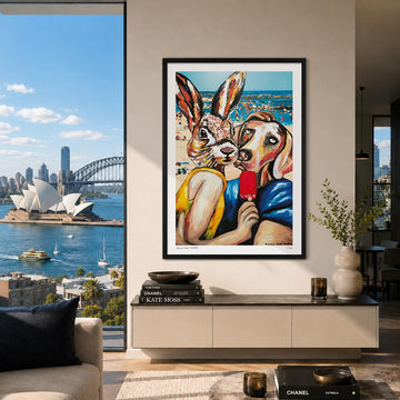They Loved Beach Living (Print)