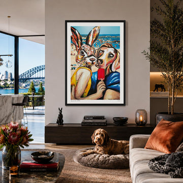 They Loved Beach Living (Print)