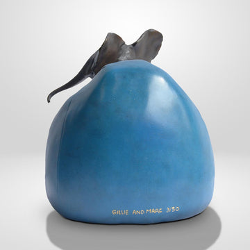 Beanbag Elephant (Bronze Sculpture, Small)