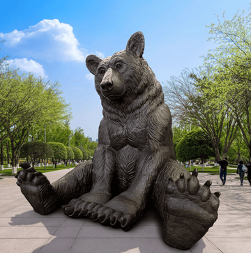 The Majestic Black Bear (Bronze Sculpture) (Copy)