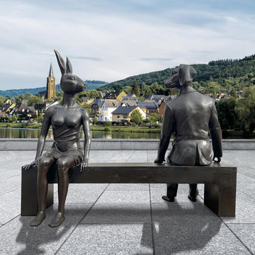 The Friends Forever Bench (Bronze Sculpture)