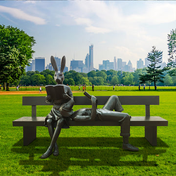 They Enjoyed the Quiet Time with Friends (Bronze Sculpture)