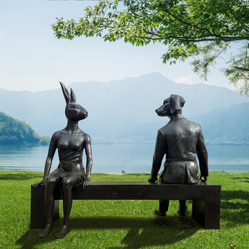The Friends Forever Bench (Bronze Sculpture)