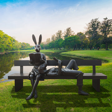 They Enjoyed the Quiet Time with Friends (Bronze Sculpture)