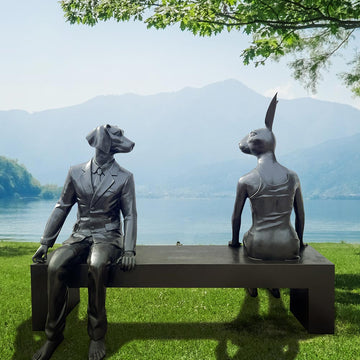 The Friends Forever Bench (Bronze Sculpture)