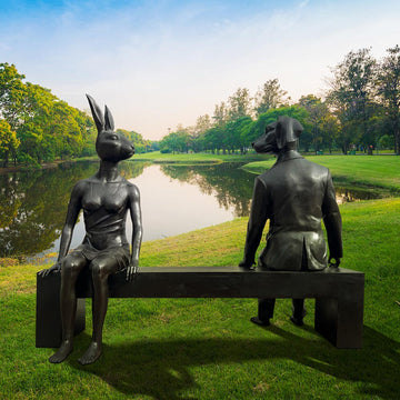 The Friends Forever Bench (Bronze Sculpture)