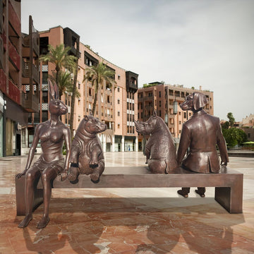 The Bench of Kindness (Bronze Sculpture)