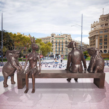 The Bench of Kindness (Bronze Sculpture)
