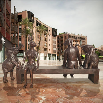 The Bench of Kindness (Bronze Sculpture)