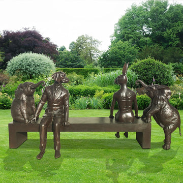 The Bench of Kindness (Bronze Sculpture)