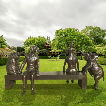 The Bench of Kindness (Bronze Sculpture)