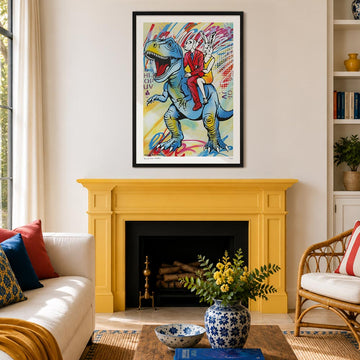 He Was Big and Blue (Print)