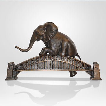 The Big Elephant Loved the Sydney Harbour Bridge (Bronze Sculpture)