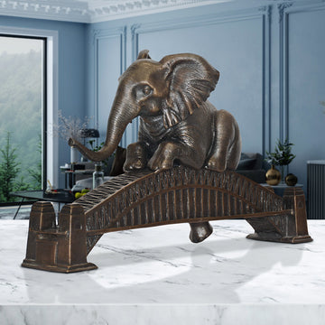 The Big Elephant Loved the Sydney Harbour Bridge (Bronze Sculpture)