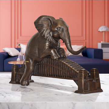 The Big Elephant Loved the Sydney Harbour Bridge (Bronze Sculpture)