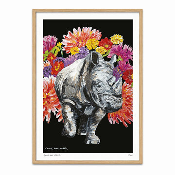 The Rhino Was in Full Bloom (Print)