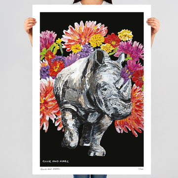 The Rhino Was in Full Bloom (Print)