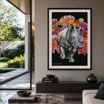 The Rhino Was in Full Bloom (Print)