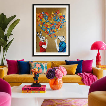 Blowing Butterflies (Print)