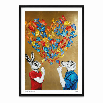 Blowing Butterflies (Print)