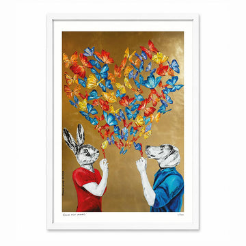 Blowing Butterflies (Print)