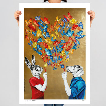 Blowing Butterflies (Print)