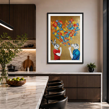 Blowing Butterflies (Print)