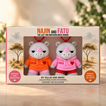 Najin and Fatu (Plush Collectible Keychains)