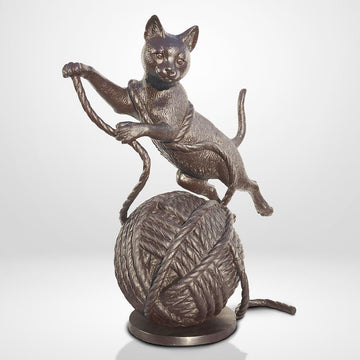 The Cat That Could Fly (Bronze Sculpture)