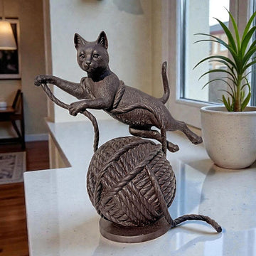 The Cat That Could Fly (Bronze Sculpture)