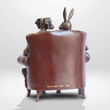 Chair Lovers (Bronze Sculpture, Small)
