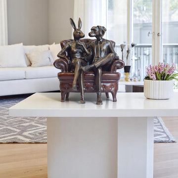 Chair Lovers (Bronze Sculpture, Small)