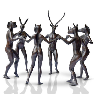 Circle of Best Friends (Bronze Sculpture)