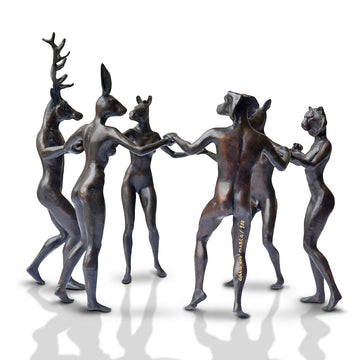 Circle of Best Friends (Bronze Sculpture)