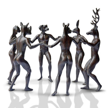 Circle of Best Friends (Bronze Sculpture)